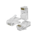 QOLTEC 54551 RJ45 modular connector / CAT5e / UTP / Gold plated contacts / 10 pieces