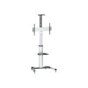 MANHATTAN Universal TV Cart Holds 37inches to 70inches tilt 90D TV rotation removable camera and AV 