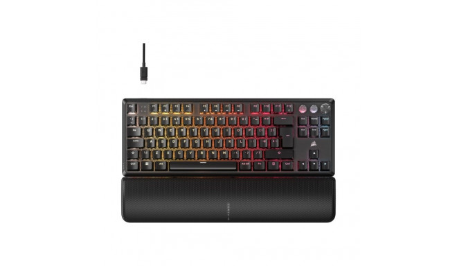 CORSAIR K70 PRO TKL tenkeyless magnetiline-mehaaniline mänguklaviatuur taustvalgustusega RGB LED COR