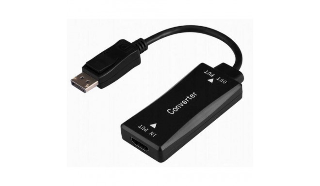 I/O ADAPTER HDMI TO DP/BLACK A-HDMIF30-DPM-01 GEMBIRD