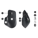 Logitech MX Keys Combo for Business Gen 2 Wireless Keyboard + Mouse +Palm Rest, US Int, Graphite