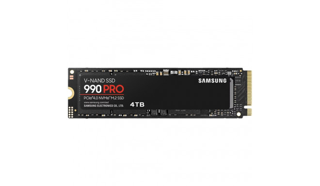 SAMSUNG 990 Pro SSD Client M.2 22x80mm NVMe PCIe® Gen4 4 TB, Sequential Read: 7450 MB/s, Sequential 