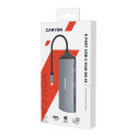 CANYON hub DS-15 8in1 4k USB-C Dark Grey
