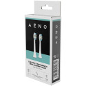 AENO Replacement toothbrush heads, White, Dupont bristles, 2pcs in set (for ADB0003/ADB0005 and ADB0