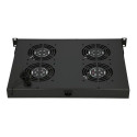 Extralink Fan panel 19&quot;, 4 fans, for rack cabinets, with thermostat