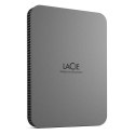 LaCie Mobile Drive Secure external hard drive 2 TB USB Type-C 3.2 Gen 1 (3.1 Gen 1) Grey