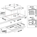 Whirlpool WL B4560 NE/W White Built-in 59 cm Zone induction hob 4 zone(s)