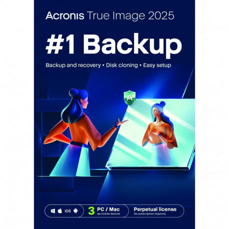 Acronis True Image 2025 - 3 arvutit - tähtajatu - ESD-DownloadESD