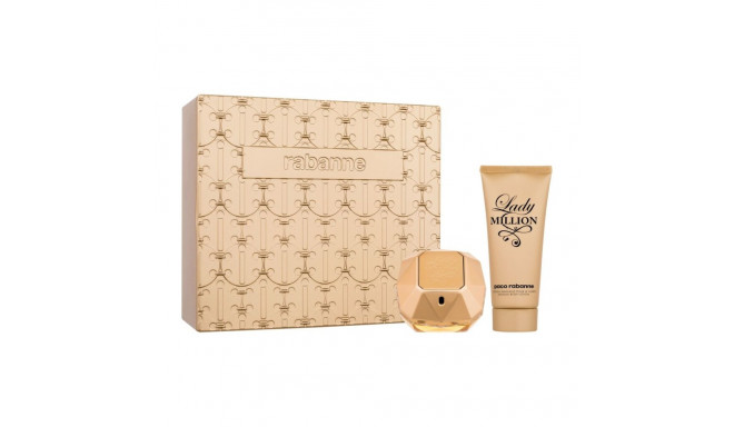 Paco Rabanne Lady Million Eau de Parfum (80ml) (Edp 80 ml + Body Lotion 100 ml + Tin Box)