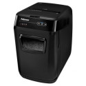 Fellowes Cross-Cut Shredder | AutoMAX 150C | Black | Paper shredding | Shredding CDs | Credit cards 