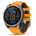 Garmin SMARTWATCH FENIX 8 SAPPHIRE/ORANGE 010-02904-11