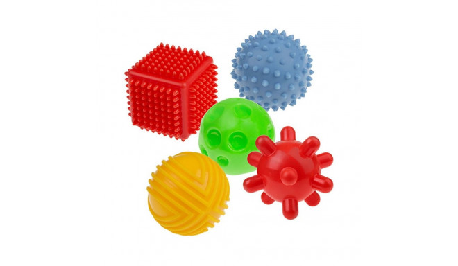 Sensory balls, shapes 5 pcs. AM Tullo 421