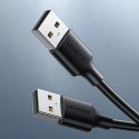 Ugreen cable USB - USB 0.25m, black (US128)