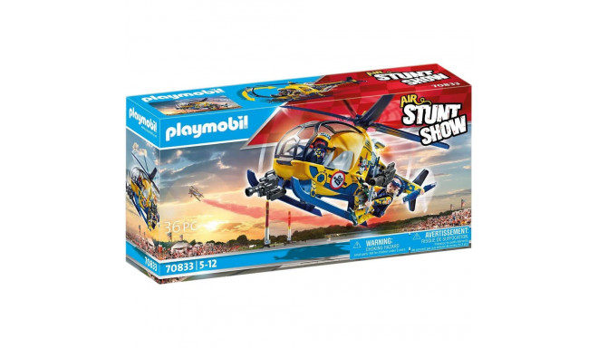 Playmobil 70833 - Air Stunt Show Helicopter with Film Crew