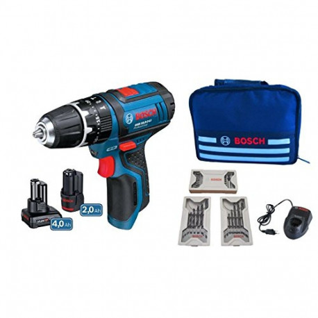 Bosch akutrell GSR 10 8-2-LI komplekt, sinine