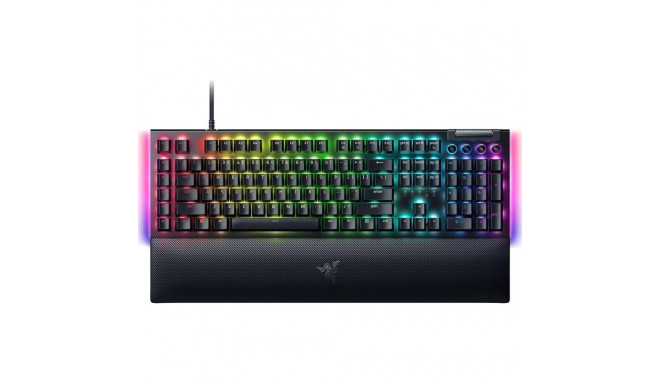 Razer BlackWidow V4 Mechanical Gaming Keyboard  Yellow Switch  US Layout  Wired  Black