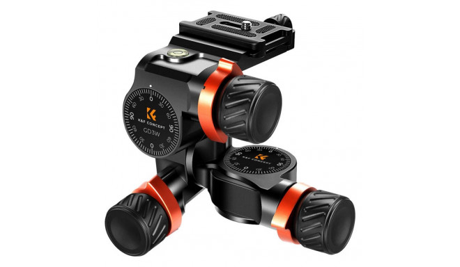 3-way Tripod Head K&F Concept KF31.047