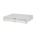 19" DRAWER 2U/483X360MM MAX LOAD CAPACITY UP TO 90KG 4 POINT ASSEMBLY GREY LANBERG