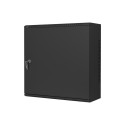 RACK CABINET 19" WALL-MOUNT 6U+3U/540X200 LOW-PROFILE BLACK LANBERG (ASSEMBLED)