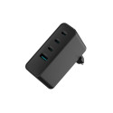USB CHARGER NATEC RIBERA GAN 3X USB-C + 1X USB-A 100W BLACK