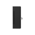 RACK CABINET 19" WALL-MOUNT 6U+3U/540X200 LOW-PROFILE BLACK LANBERG (ASSEMBLED)