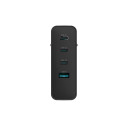 USB CHARGER NATEC RIBERA GAN 3X USB-C + 1X USB-A 100W BLACK