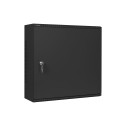 RACK CABINET 19" WALL-MOUNT 6U+3U/540X200 LOW-PROFILE BLACK LANBERG (ASSEMBLED)