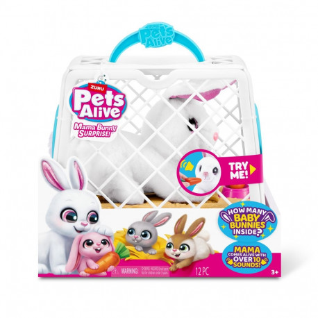 PETS ALIVE playset Mama&Baby Surprise Bunny