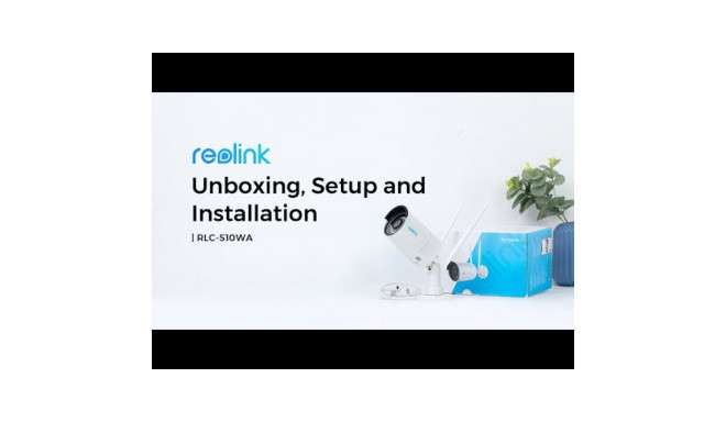 Reolink RLC-510WA 5MP Dual Band WiFi security camera with person/vehicle detection, W320 black