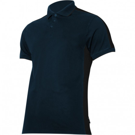 Koszulka polo 190g/m2, granatowo-czarna, "2xl", ce, lahti