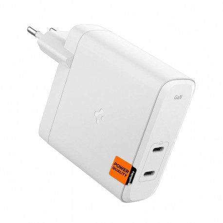 Toalaadija adapter ArcStation Pro 140W Dual, 2x USB-C juhtmele, valge, GaN 1402 kiirlaadimine, PE210
