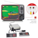 GameBox R6 8-Bit Retro TV AV RCA Analog Game Console with Dual Controllers with 620 Built-In Games