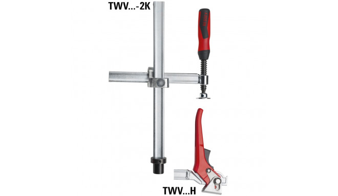 Pitskruvi keevituslauale TWV28, 300 x 40-175 mm, Ø 28 mm, plastkäepide 2-komponentne, Bessey