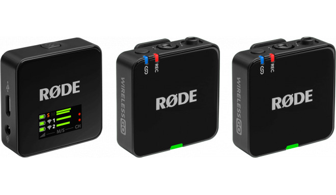 Rode wireless microphone Wireless GO Gen 3, black