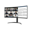 LCD Monitor|LG|34WR55QK-B|34"|Business/Curved/21 : 9|Panel VA|3440x1440|21:9|100Hz|5 ms|Height adjus