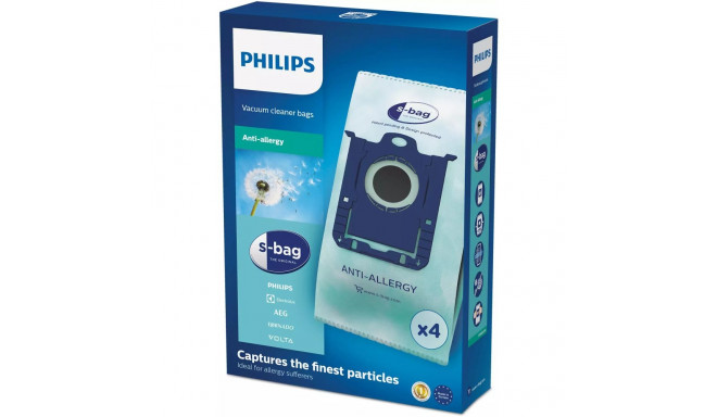 Dust bags PHILIPS "s-bag" anti-allergic, FC8022/04 4 pcs.