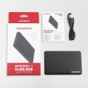 AXAGON Kruvivaba USB 3.2 Gen 1 - SATA 6G väline karp 2.5" SSD/HDD jaoks