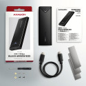 AXAGON Väline USB-C 10Gbps metallist korpus M.2 NVMe SSD ketastele AXAGON Väline USB-C 10Gbps metallist korpus M.2 NVMe SSD ketastele