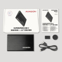 AXAGON Kruvivaba alumiiniumist USB 3.2 Gen 1 - SATA 6G väline karp 2.5" SSD/HDD jaoks