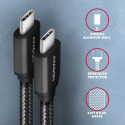 AXAGON Andmeside- ja laadimiskaabel | BUCM3-CM20AB | USB Type-C USB Type-C-ga