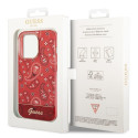 Guess GUHCP14LHGBNHR iPhone 14 Pro 6.1" punane/kõva ümbris Bandana Paisley mustriga