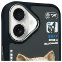 Nimmy iPhone 16 6.1" case black/black Cool&Cute 2.0 Dog