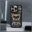 Nimmy iPhone 15 Pro 6.1" Case Black Cool&Cute 2.0 Dog