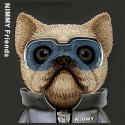 Nimmy iPhone 15 Pro 6.1" Case Black Cool&Cute 2.0 Dog
