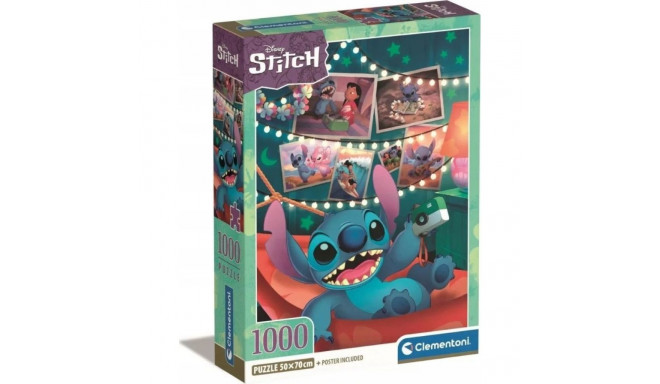 Clementoni CLE puzzle 1000 Compact Disney Stitch 39793