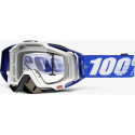 100% Goggles 100% RACECRAFT COBALT BLUE (Clear Lens Anti-Fog + 10 Tear-Offs) (NEW)