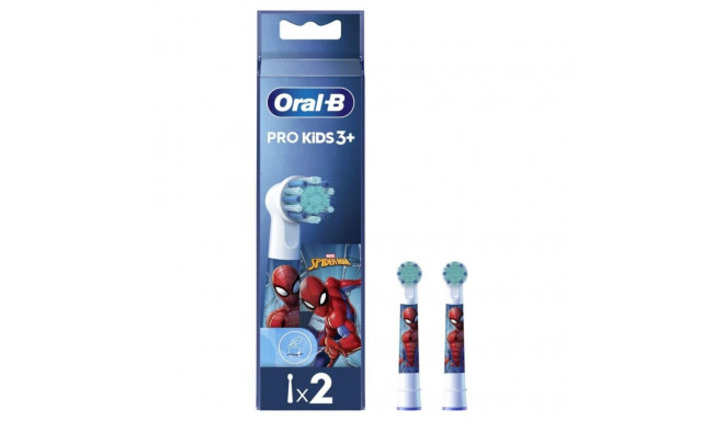 Oral-B elektrilise hambaharja otsikud EB10-2 Kids Spiderman laste jaoks, komplektis 2 otsikut