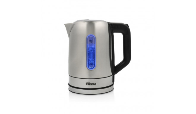 Tristar WK-1344 elektriline veekeetja 2200 W 1.7 L roostevaba teras 360° pöörlev alus hõbedane