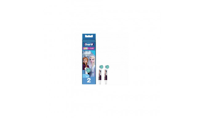 Oral-B EB10 2 Frozen II hambaharja asendusharjased lastele, komplektis 2 harjapead, hambapesurežiimi