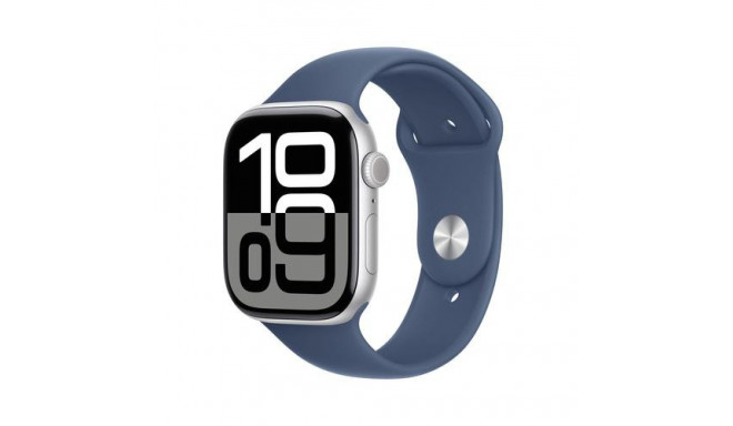 Apple Watch Series 10 OLED 46 mm Digital 416 x 496 pixels Touchscreen 4G Silver Wi-Fi GPS (satellite